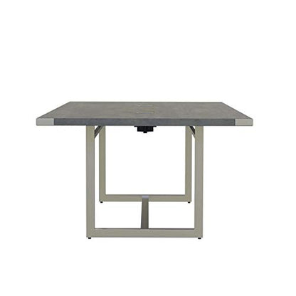 Mirella Conference Table Sitting Height - 8' Stone Gray - WoodArtSupply