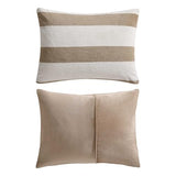 Nautica - Full/Queen Comforter Set, Soft Twill Plush Bedding with Matching Shams, Reverse to Micromink, Medium-Weight, Oeko-Tex Certified (Lawndale Brown)