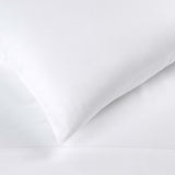 Superior 100% Premium Combed Cotton, 300 Thread Count Pillowcases Set of 2, Single Ply Cotton, Soft and Luxurious Bedding Sets - 20" x 30" Standard Pillowcase, White Superior