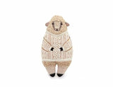 Kiriki Press DIY Embroidery Doll Kit - Skill Level 3 - Beginner to Advanced Embroidery Kits for Adults Teens (3 Skill Levels) Animal Embroidery Kit - Screen Printed Pattern (Sheep - Level 3)