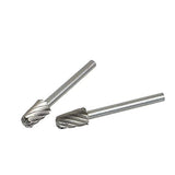 Urhelper 12pcs 1/8 Inch Shank HSS Rotary Burr BitsFile Set Milling Drilling Cutter Router Bit for Dremel Woodworking Tools Urhelper