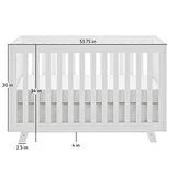 Storkcraft Beckett Convertible Crib (White) – Converts from Baby Crib to Toddler Bed and Daybed, Fits Standard Full-Size Crib Mattress, Adjustable Mattress Support Base Storkcraft