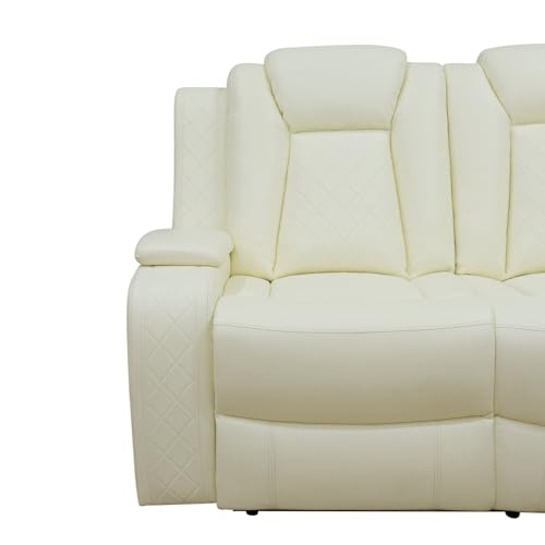 FUOROLA Max Power Recliner Living Room Set with LED for Living Room, Dormitory, Guest House, Playroom, Airbnb,Apartment FUOROLA