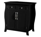 Northwood Calliger Bedroom CPAP Nightstand with Drawers for CPAP Accessories & Machine - Sleek Wooden Night Stand with CPAP Hose Holder Bed Side Table with Storage (Black) Northwood Calliger