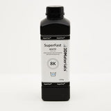 SuperFast 8K 3D Printer Resin Water Washable, 50um Print in 0.5 sec, Made in Korea by 3DMaterials (1000g, White) 3DMaterials