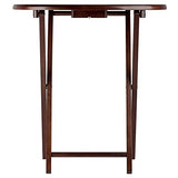 Winsome Nathan 5-PC Set Cappuccino Snack Table 23.7x15.83x25.51 Winsome