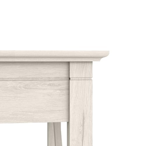 Bush Furniture Key West Writing Table for Home Office | Small Modern Farmhouse Desk, 48W, Linen White Oak - WoodArtSupply