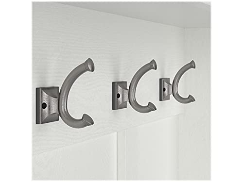 kathy ireland Home by Bush WDL012WAS 69-Inch Entryway Storage Set with 6 Shelves, White Ash Bush Business Furniture