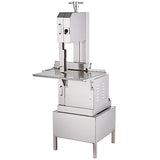 VEVOR Commercial Electric Meat Bandsaw, 2200W Stainless Steel Vertical Bone Sawing Machine, Workbeach 24.4" x 20.5", 0.16-8.7 Inch Cutting Thickness, Frozen Meat Cutter with 6 Blades for Rib Pork Beef VEVOR