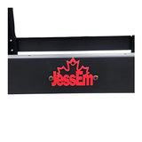 JessEm Strong, Manufactured in-House, Quality Finish and Easy to Assemble Steel Router Table Stand Logo in Red Satin Finish (Black) JessEm