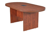 Regency and and Power Data Grommet Legacy Racetrack Conference Table, 71", Cherry Regency