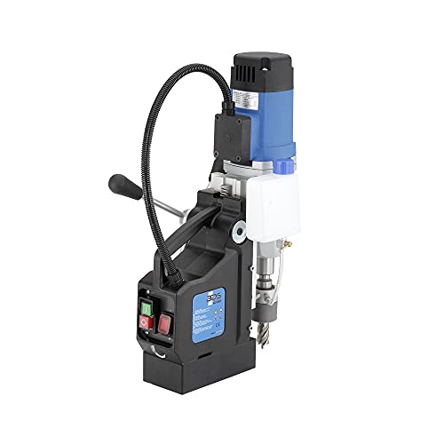 C.S. Unitec MABasic 450 Portable Magnetic Drill Press | 1150W 2-Speed Benchtop Power Drill Machine w/up to 1-3/4" Diameter & 6-1/3" Depth of Cut | Oil Bottle Included CS Unitec