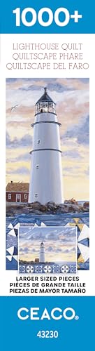 Ceaco - Lighthouse Quilt - 1000 Larger Sized Piece Jigsaw Puzzle