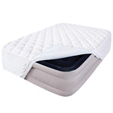 Queen Mattress Pad Thick Quilted Mattress Topper, Air Mattress Cover, Super Soft Breathable and Noiseless Down Alternative Fiber Extra Thick Mattress Pad with Deep Pocket Fits up to 23 Inch Mattress Moonsea