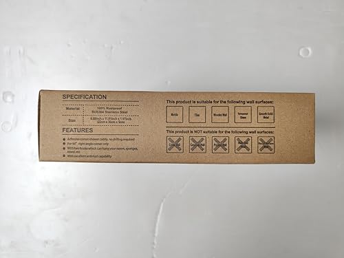 Orimade Corner Shower Caddy Stainless Steel with Hooks Wall Mounted Bathroom Shelf Storage Organizer Adhesive No Drilling 2 Pack, Silver Only for 90-Degree Corner Orimade