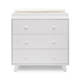 Delta Children Ava 3 Drawer Dresser with Changing Top and Interlocking Drawers - Greenguard Gold Certified, White Delta Children