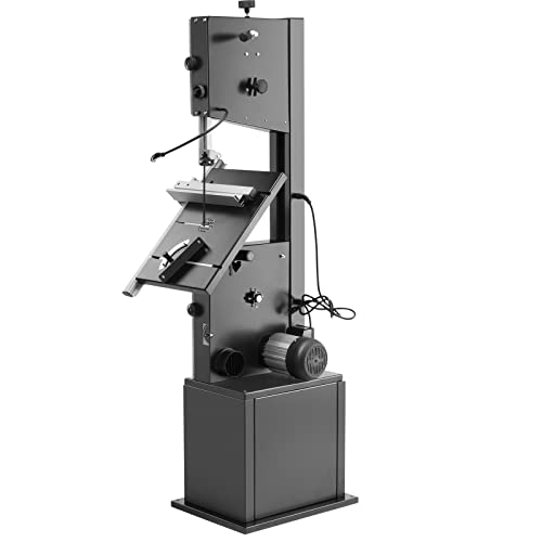 VEVOR Band Saw, 14-Inch, 480-960 RPM Continuously Viable Benchtop Bandsaw, 1100W 1-1/2HP Motor, with Optimized Work Light Workbench Stand Cabinet Assembly and Miter Gauge, for Woodworking Aluminum VEVOR