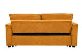 Siutco Product Name 78 Inch 3 in 1 Convertible Sleeper Sofa Bed, Modern Fabric Loveseat Futon Sofa Couch w/Pullout Bed, Small Love Seat Lounge Sofa w/Reclining Backrest, Furniture for Living Room(Oran Siutco