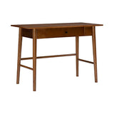 Linon Melissa Mid-Century Walnut Desk, 42" W x 19" D x 30" H Linon