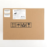 MoKo Sunglasses Organizer with 8 Slots, Leather Sunglass Display Collection Holder Case with Drawer Clear Glass Lid, Lockable Eyeglass Glass Jewelry Watch Storage Box for Women Men, White MoKo