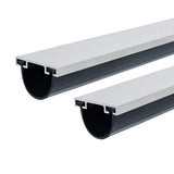 M-D Building Products 87668 18-Feet Universal Aluminum and Rubber Garage Door Bottom, Black M-D Building Products