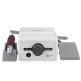 Electric Nail Drill Art Polisher Machine 65W Strong Max 211 for Acrylic Nails 35000RPM Manicure Tools Lab Jewelry Jade Wood Carving Tool Grinder (120 Red Handle) OUBO