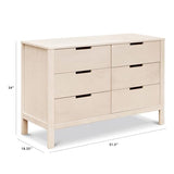 Carter's by DaVinci Double Colby 6-Drawer Dresser, Washed Natural DaVinci