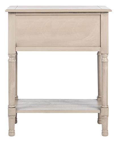 SAFAVIEH Home Collection – Primrose Greige Console Table with Three Drawers & Shelf, Classic Contemporary Storage Console, Compact Entryway Design (CNS5707D) SAFAVIEH