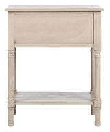 SAFAVIEH Home Collection – Primrose Greige Console Table with Three Drawers & Shelf, Classic Contemporary Storage Console, Compact Entryway Design (CNS5707D) SAFAVIEH