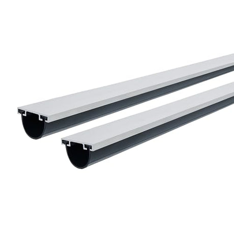 M-D Building Products 87668 18-Feet Universal Aluminum and Rubber Garage Door Bottom, Black M-D Building Products