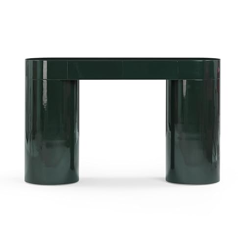 Tov Furniture Mira High Gloss Console Table (Deep Green) Tov Furniture