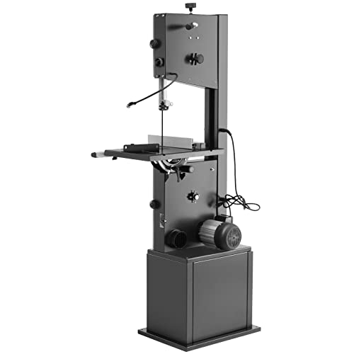 VEVOR Band Saw, 14-Inch, 480-960 RPM Continuously Viable Benchtop Bandsaw, 1100W 1-1/2HP Motor, with Optimized Work Light Workbench Stand Cabinet Assembly and Miter Gauge, for Woodworking Aluminum VEVOR