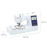 Brother SE700 Sewing and Embroidery Machine with Hoop Area - Touchscreen, USB Port, and Wireless Connectivity - 135 Built-in Designs & 103 Stitches Bundle with Sewing Accessories (5 Items)