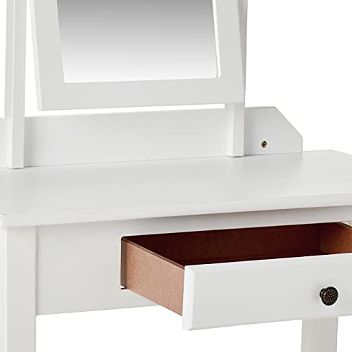 Frenchi Home Furnishing Vanity Set, One Mirror, White Frenchi Furniture