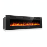 Antarctic Star 36 Inch Electric Fireplace in-Wall Recessed and Wall Mounted, Fireplace Heater and Linear Fireplace with Multicolor Flame, Timer, 750/1500W Control by Touch Panel & Remote Antarctic Star