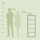 Furinno Luder 5-Tier Open Shelf Bookcase in French Oak Furinno