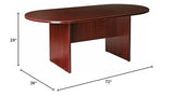 Lorell Prominence Racetrack Conference Table Lorell