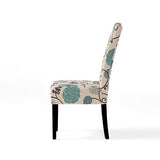 Christopher Knight Home Pertica Fabric Dining Chairs, 2-Pcs Set, Polyester White And Blue Floral Christopher Knight Home
