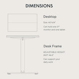FLEXISPOT Standing Desk Electric Height Adjustable Desk with 40 x 24 Inch Splice Board, Home Office Computer Workstation, Black Top + Black Frame FLEXISPOT