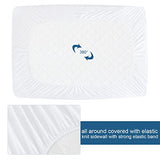 King Size Mattress Cover Protector 100% Waterproof Noiseless Mattress Topper Pad Bed Sheets Fitted up to 18'' Breathable Terry Ultra Soft & Skin-Friendly Mattress Protector King Machine Wash SPRINGSPIRIT