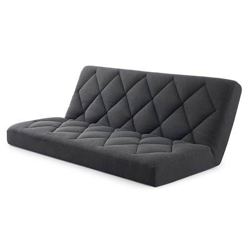 Jamdok 6" Full Size Pillow Top Futon Mattress Replacement(Frame Not Included), Gel Memory Foam, Removable Cover(71X52X6) Jamdok