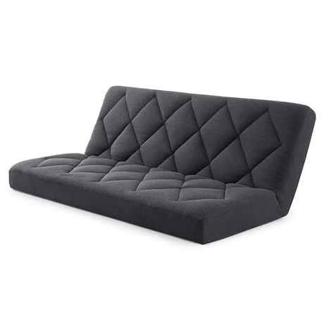 Jamdok 6" Full Size Pillow Top Futon Mattress Replacement(Frame Not Included), Gel Memory Foam, Removable Cover(71X52X6) Jamdok