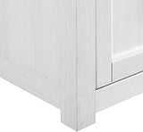 Crosley Furniture Camden Corner Fireplace TV Stand for 50+ inch TVs, Entertainment Center with Storage Shelves, Whitewash Crosley Furniture