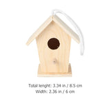 FRCOLOR Nuthatch Bird House Birdhouse Making Craft Supplies Unfinished Wood Birdhouse Kits Birdhouses to Paint Paintable Bird House Small Bird Toys Rural Child Decorations Wooden FRCOLOR