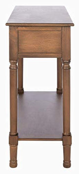 SAFAVIEH Home Collection Landers Brown 2-Drawer Console Table CNS5710C Safavieh