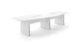 Potenza 12' Conference Table w/Grommets (Blanco) Generic