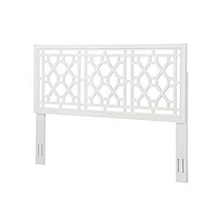 Comfort Pointe Chippendale White Wooden Headboard - King Size Comfort Pointe