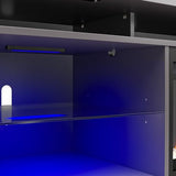 Ameriwood Home Luna Fireplace TV Stand for TVs up to 65", Graphite Grey Ameriwood Home