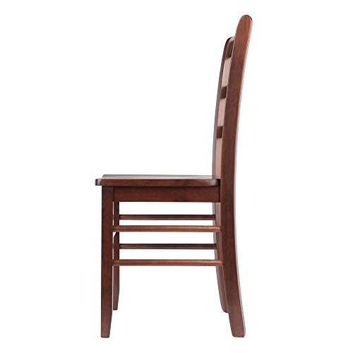 Winsome Wood Benjamin Seating, Foot Rest, Walnut - WoodArtSupply