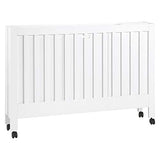 Babyletto Maki 2-in-1 Baby Crib Convertible to Toddler Bed - GREENGUARD Gold Certified Portable Folding Wood Crib w/ Toddler Conversion Kit - 4 Adjustable Heights, Easy to Assemble - White